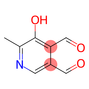 5-hydroxy-6-methyl-3,4-Pyridinedicarboxaldehyde