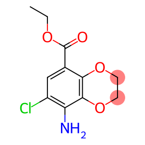 8-Amino-7-chloro-2,3-dihydrobenzo[1,4]dioxine-5-carboxylic acid ethyl ester