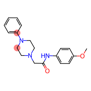 N-(4-METHOXYPHENYL)-2-(4-PHENYL-1-PIPERAZINYL)ACETAMIDE