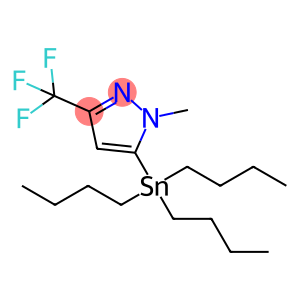 1-甲基-3-(三氟甲基)-5-(三丁基锡烷基)-吡唑