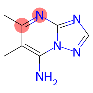 [1,2,4]Triazolo[1,5-a]pyrimidin-7-amine,  5,6-dimethyl-