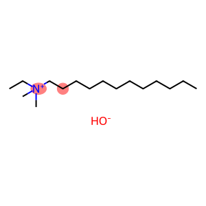 Dodecyldimethylethylammonium  hydroxide,  Dodecylethyldimethylammonium  hydroxide