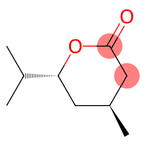 2H-Pyran-2-one,tetrahydro-4-methyl-6-(1-methylethyl)-,(4R,6S)-rel-(9CI)