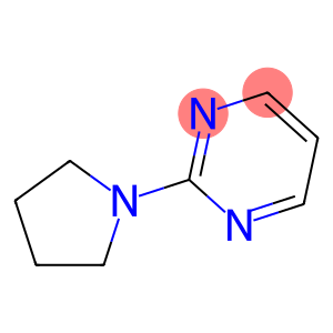 Pyrimidine, 2-(1-pyrrolidinyl)- (9CI)