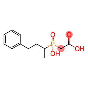 Acetic acid, 2-[hydroxy(1-methyl-3-phenylpropyl)phosphinyl]-