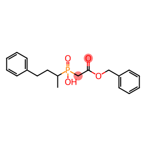 Acetic acid, 2-[hydroxy(1-methyl-3-phenylpropyl)phosphinyl]-, 1-(phenylmethyl) ester