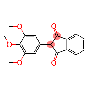 2-(3,4,5-trimethoxyphenyl)indene-1,3-dione