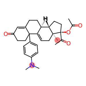 19-Norpregna-4,9(11)-diene-3,20-dione, 17-(acetyloxy)-10-[4-(dimethylamino)phenyl]-, (10ξ)-