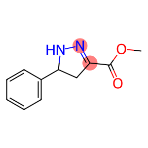 1H-Pyrazole-3-carboxylic acid, 4,5-dihydro-5-phenyl-, methyl ester