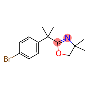 2-[2-(4-bromophenyl)propan-2-yl]-4,4-dimethyl-4,5-dihydro-1,3-oxazole
