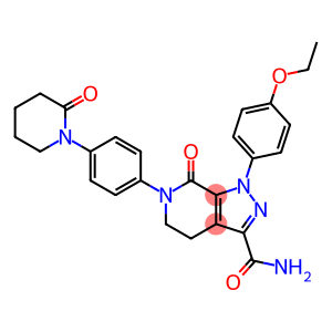 1H-Pyrazolo[3,4-c]pyridine-3-carboxamide, 1-(4-ethoxyphenyl)-4,5,6,7-tetrahydro-7-oxo-6-[4-(2-oxo-1-piperidinyl)phenyl]-