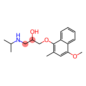 2-Propanol, 1-[(4-methoxy-2-methyl-1-naphthalenyl)oxy]-3-[(1-methylethyl)amino]-