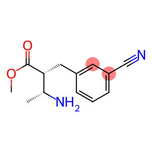 Benzenepropanoic acid, α-[(1R)-1-aminoethyl]-3-cyano-, methyl ester, (αR)-