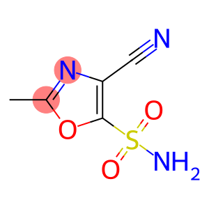 5-Oxazolesulfonamide, 4-cyano-2-methyl-