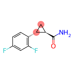 Cyclopropanecarboxamide, 2-(2,4-difluorophenyl)-, (1R,2R)-