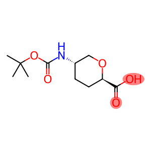 D-erythro-Hexonic acid, 2,6-anhydro-3,4,5-trideoxy-5-[[(1,1-dimethylethoxy)carbonyl]amino]-