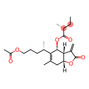 1-O-Acetyl-6α-O-(2-methylbutyryl)britannilactone