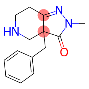 3A-苯甲基-2-甲基-4,5,6,7-四氢-2H-吡唑并[4,3-C]吡啶-3(3AH)-酮