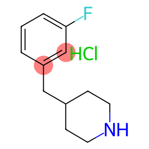 4-(3-fluorobenzyl)piperidinium chloride