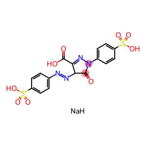 trisodium 5-hydroxy-1-(4-sulfonatophenyl)-4-[(E)-(4-sulfonatophenyl)diazenyl]-1H-pyrazole-3-carboxylate