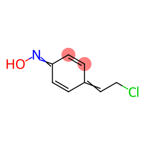 2,5-Cyclohexadien-1-one,  4-(2-chloroethylidene)-,  oxime