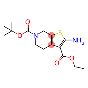 2-氨基-4,7-二氢-5H-噻吩并[2,3-C]吡啶-3,6-二甲酸 6-叔丁酯 3-乙酯