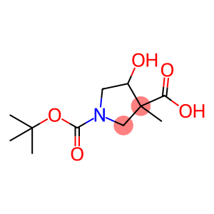 1-(叔-丁氧羰基)-4-羟基-3-甲基吡咯烷-3-羧酸