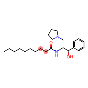 Decanamide, N-[(1R,2R)-2-hydroxy-2-phenyl-1-(1-pyrrolidinylmethyl)ethyl]-