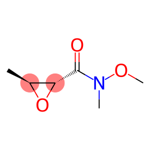 2-Oxiranecarboxamide, N-methoxy-N,3-dimethyl-, (2R,3S)-rel-