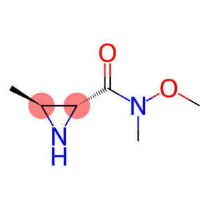 2-Aziridinecarboxamide,N-methoxy-N,3-dimethyl-,trans-(9CI)
