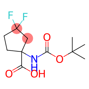 1-((tert-Butoxycarbonyl)amino)-3,3-difluorocyclopentanecarboxylic acid