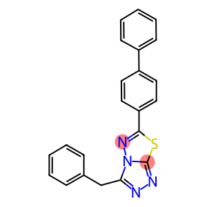 3-benzyl-6-[1,1'-biphenyl]-4-yl[1,2,4]triazolo[3,4-b][1,3,4]thiadiazole