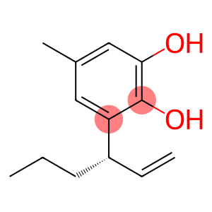 1,2-Benzenediol, 3-(1-ethenylbutyl)-5-methyl-, (S)- (9CI)