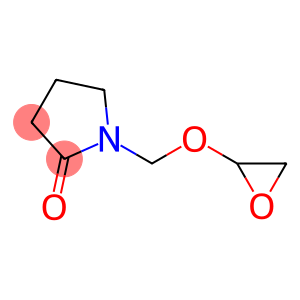 2-Pyrrolidinone,1-[(oxiranyloxy)methyl]-(9CI)