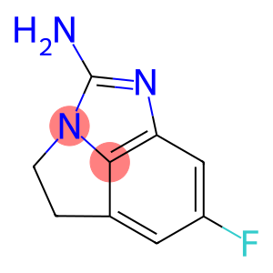 Pyrrolo[1,2,3-cd]benzimidazol-2-amine, 7-fluoro-4,5-dihydro- (9CI)