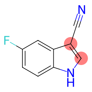 1H-Indole-3-carbonitrile,5-fluoro-(9CI)
