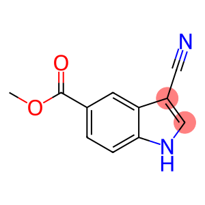 methyl 3-cyano-1H-indole-5-carboxylate