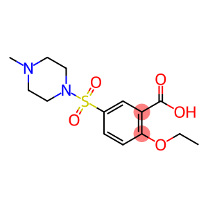 2-乙氧基-5-(4-甲基-1-哌嗪基磺酰基)苯甲酸