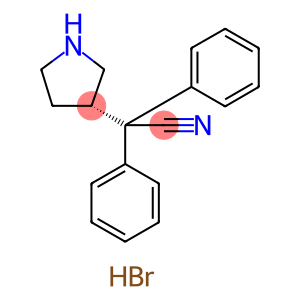 DIFENYL[(S)-PYRROLIDINE-3-YL]ACETONITRILHYDROBROMIDE