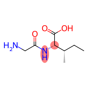 (2S,3S)-2-[(2-ammonio-1-oxoethyl)amino]-3-methylpentanoate