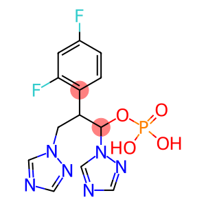 2-(2,4-二氟苯基)-1,3-二(1H-1,2,4-三氮唑-1-基)丙基二氢磷酸酯