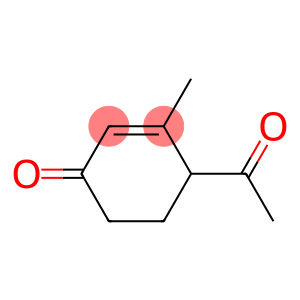 2-Cyclohexen-1-one, 4-acetyl-3-methyl- (9CI)