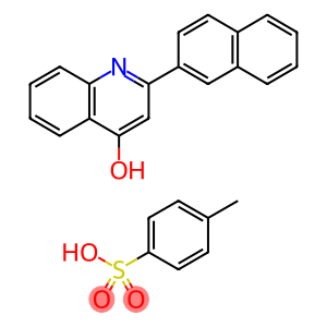 4-Quinolinol, 2-(2-naphthalenyl)-, 4-methylbenzenesulfonate (1:1)