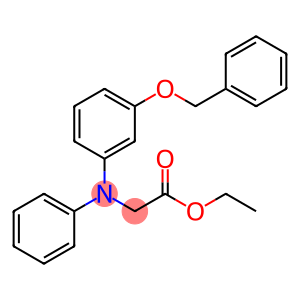 N-苯基-N-[3-(苯基甲氧基)苯基]甘氨酸乙酯