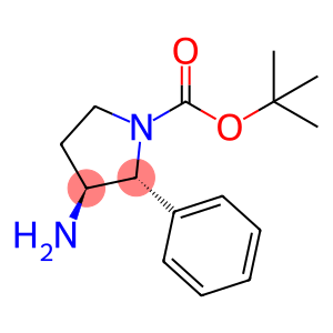 1-Pyrrolidinecarboxylic acid, 3-amino-2-phenyl-, 1,1-dimethylethyl ester, (2R,3S)-rel-