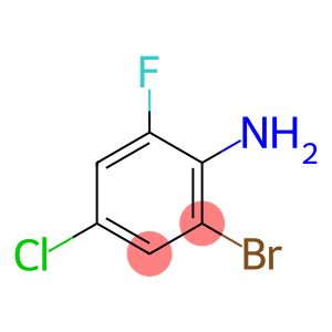 2-溴-4-氯-6-氟苯胺