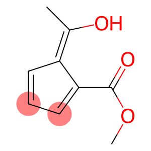 1,3-Cyclopentadiene-1-carboxylic acid, 5-(1-hydroxyethylidene)-, methyl ester