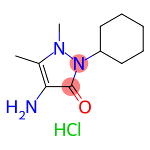 4-amino-2-cyclohexyl-1,5-dimethyl-1,2-dihydro-3H-pyrazol-3-one