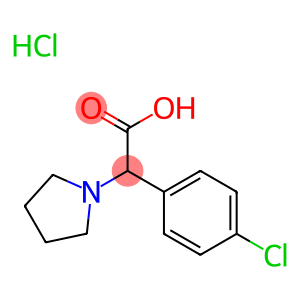 2-(4-氯苯基)-2-(吡咯烷-1-基)乙酸盐酸