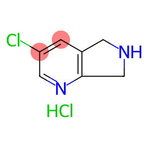 3-chloro-6,7-dihydro-5H-pyrrolo[3,4-b]pyridine hydrochloride
